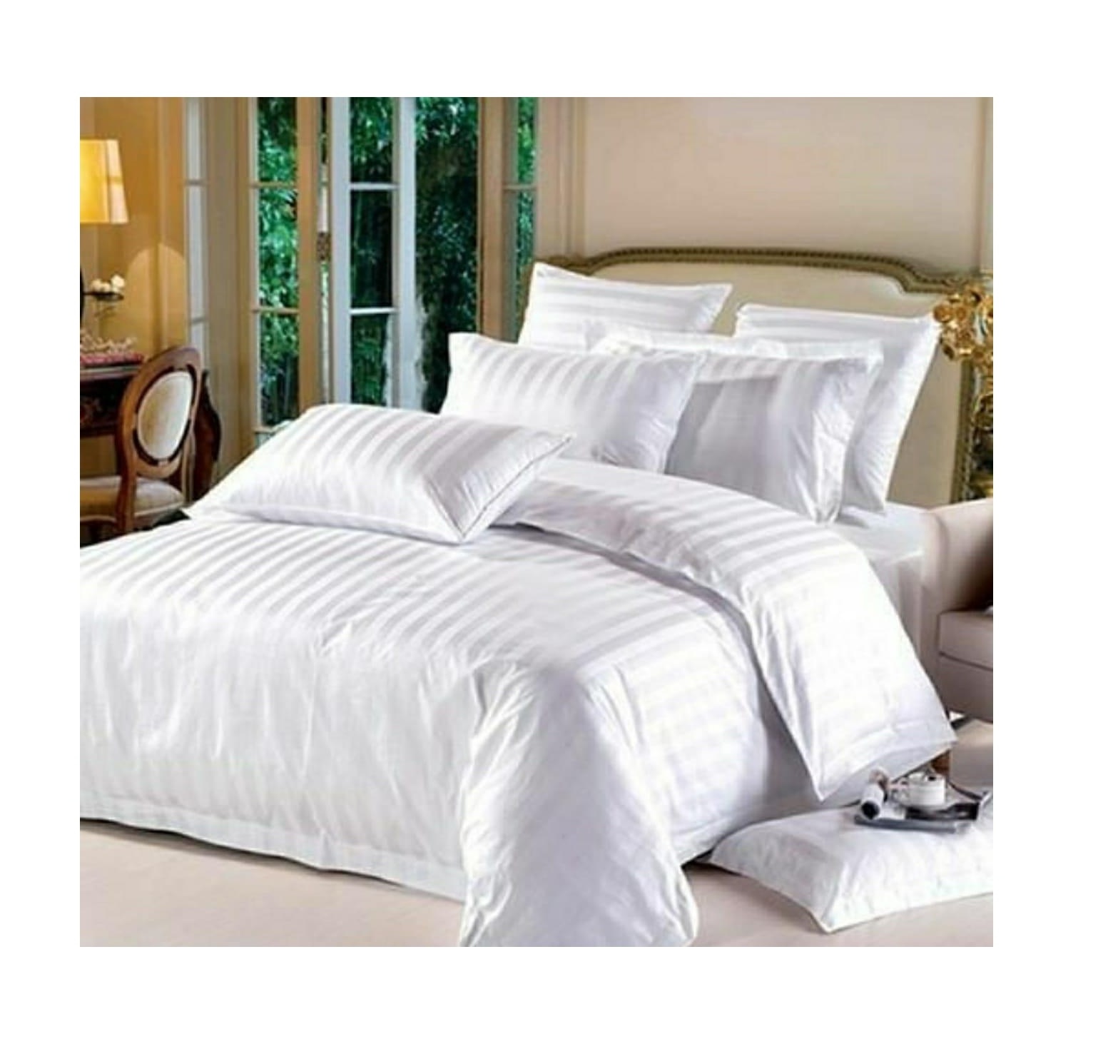 Bedsheets 100% Cotton Feeling Bedding Set Luxury Bed Sheets With Curtains Wholesale Exporter