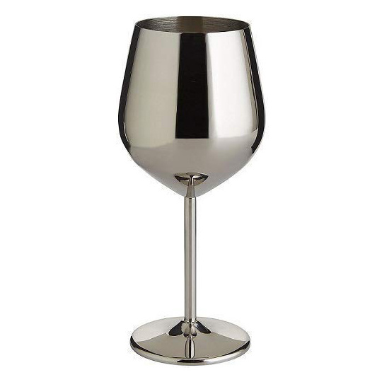 Hot Selling Metal Wine Goblet Cups Classic Design Cocktail Glasses Rose Gold Color Use For Restaurant And Party In Bulk