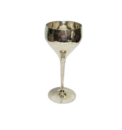 Gold Plated Brass Metal Wine Goblet Modern Cocktail Glasses Champagne Glasses Gold Unbreakable Wine Glass Metal Goblet