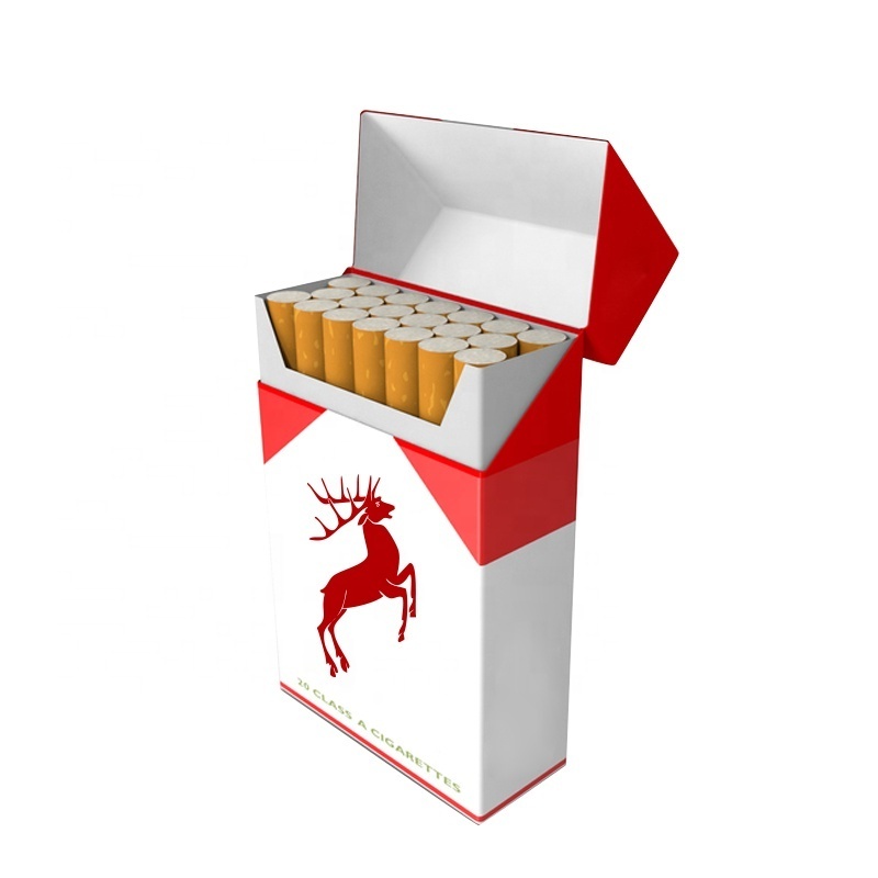 Customized 10 20 Pack Empty Printing Packing Smoking Packaging Tobacco Case Paper Custom Cigarette Boxes