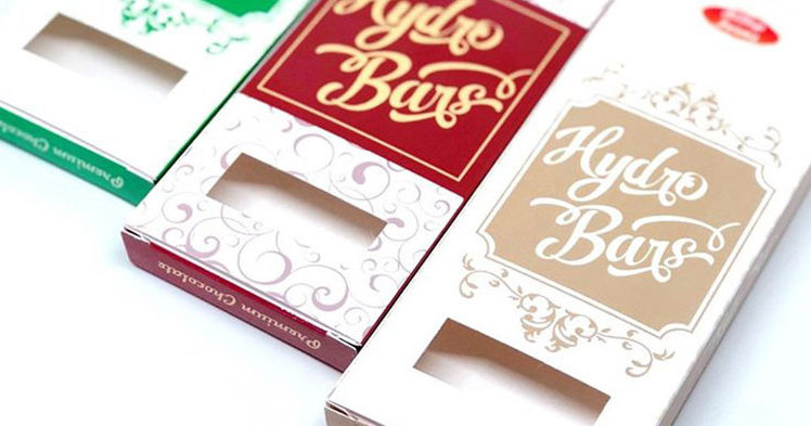 Custom Chocolate Bar Packaging Box Candy Bar Box With Window