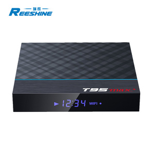 factory price android tv box amlogic s905x3 ott android 9.0 tv box 4gb 32gb t95 max+