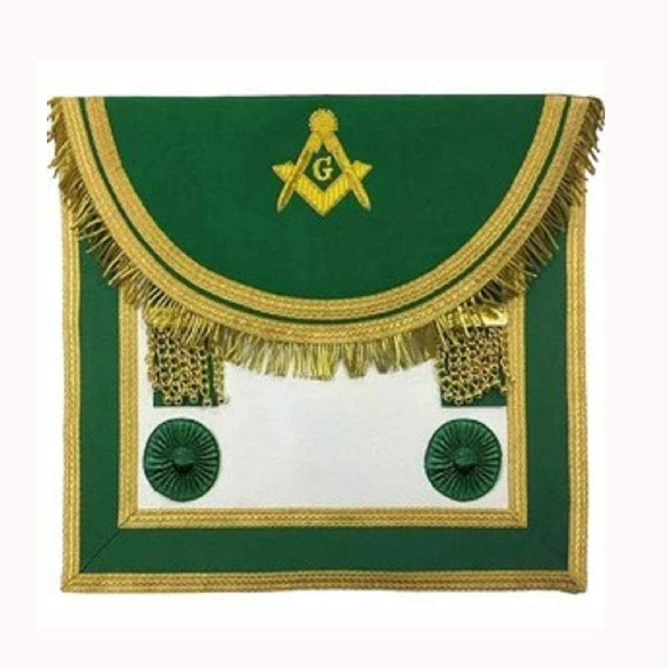 Wholesale Product Masonic Master Mason Machine Embroidery Apron Freemasons Apron