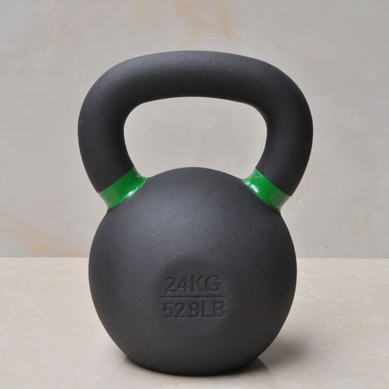 China wholesale custom logo kettlebell cast iron powder coated kettlebell