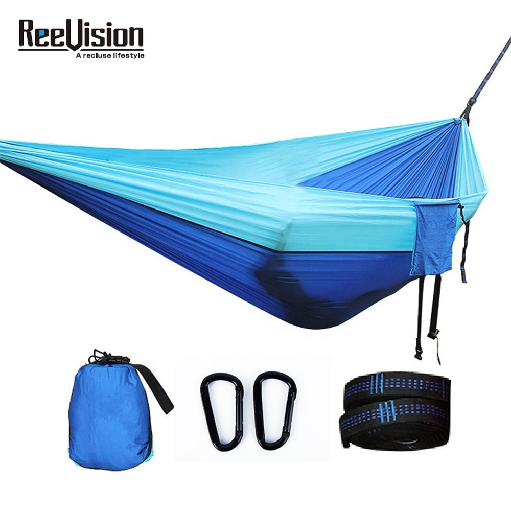 Outdoor Camping Portable Parachute Hammock Brazilian Beach Nylon Parachute material Folding Hammock