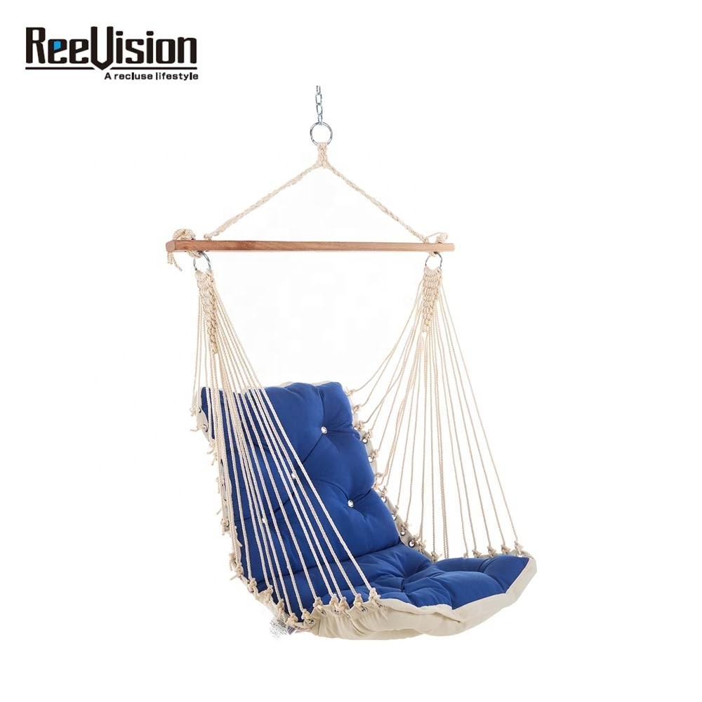 Indoor/outdoor Super Confiortable Quilting Patio Garden Hanging Hammock Chair with Filling Outdoor Furniture,outdoor Furniture