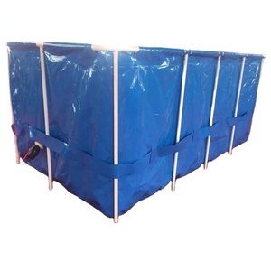 Super quality plastic PVC canvas above ground fish ponds