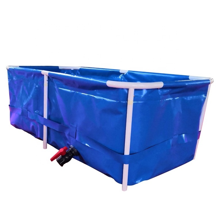 Hot selling Foldable PVC Tarpaulin Fish Farming Pond for fish farm shrimp farming equipment