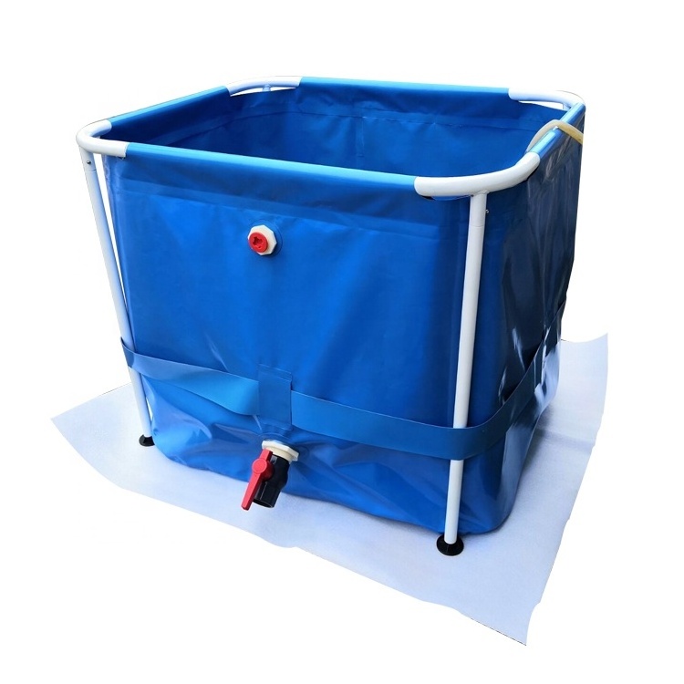 indoor fish farming tanks pvc tarpaulin fish pond tank shrimp farming equipment lobster pool