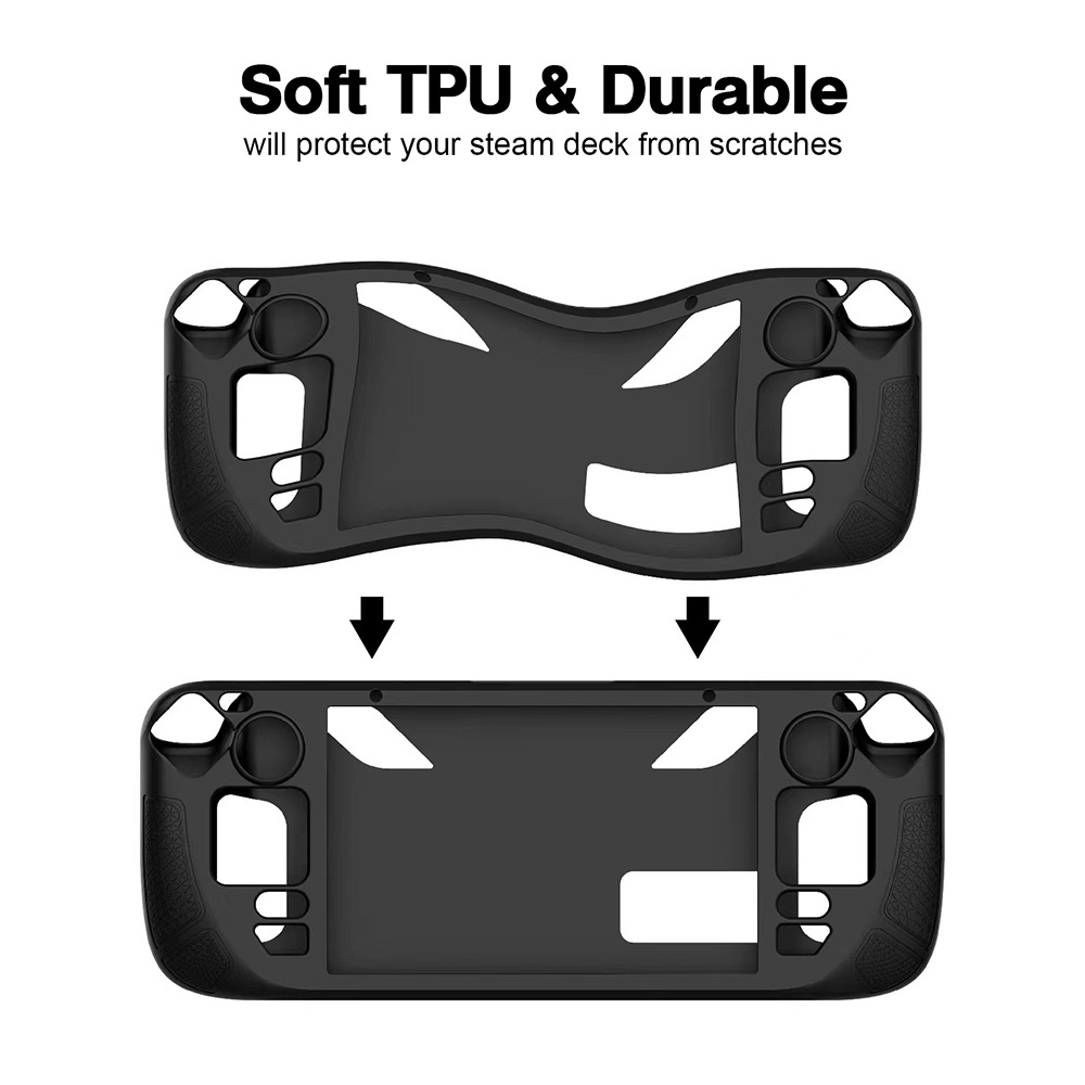 Hot Sell Silicone Soft Cover Anti-Slip and Scratch Design Protective Case for Steam Deck