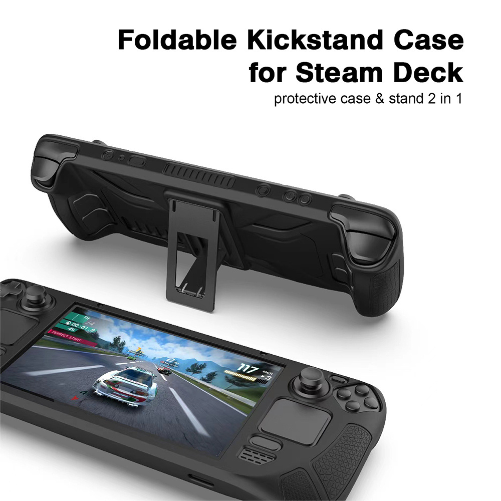 Hot Sell Silicone Soft Cover Anti-Slip and Scratch Design Protective Case for Steam Deck