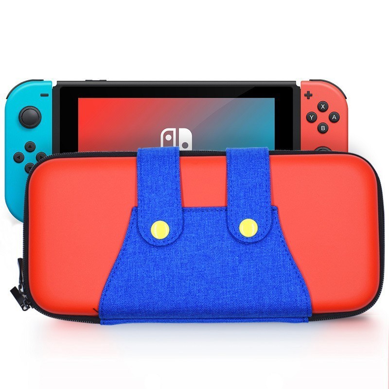 Console and Accessories Bag with 10 Games Cartridges Protective Hard Shell Travel Case for  Nintendo Switch/Switch OLED