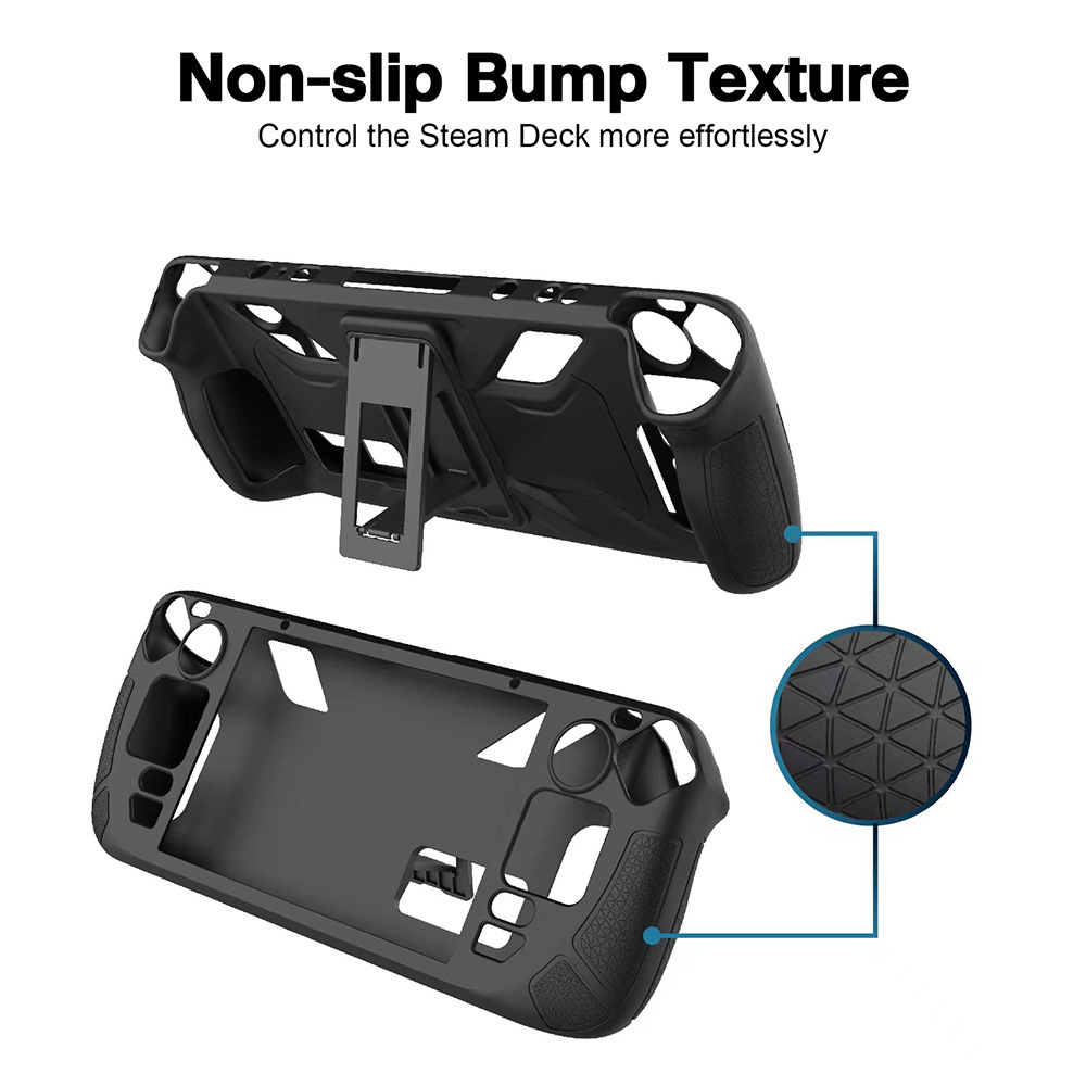 Hot Sell Silicone Soft Cover Anti-Slip and Scratch Design Protective Case for Steam Deck