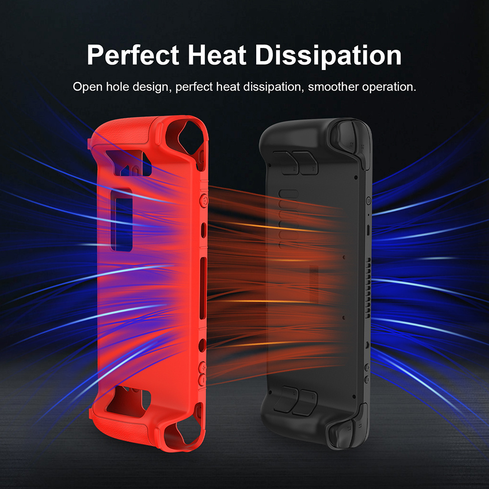 Non-Slip Cover Scratch-Resistant Protective Silicone Case Compatible with Valve Steam Deck