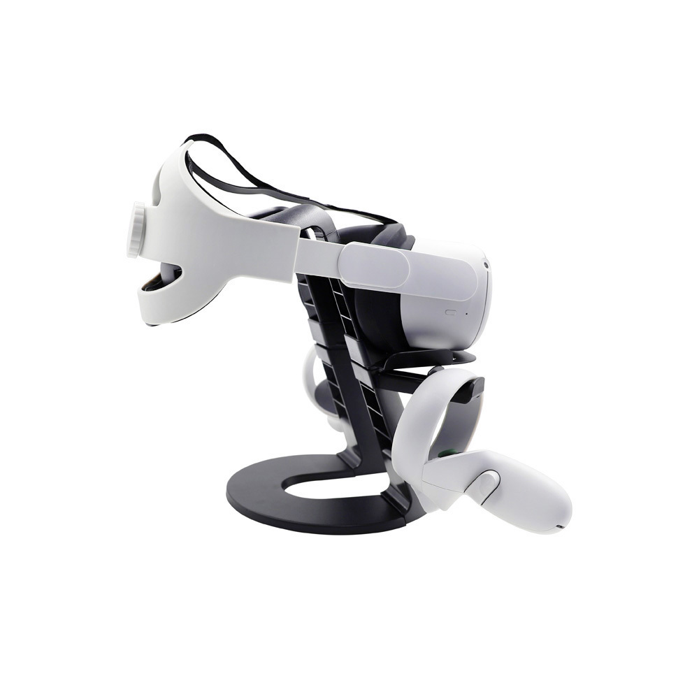 VR Stand Headset Controller Holder Mount Station in the Vertical Stand for Oculus Quest 2 Gaming Headset