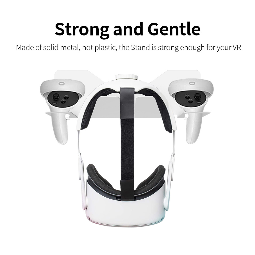 Multifunctional VR Wall Mount Storage Stand Hook for Oculus Quest 2 Helmet Handle Holder Mount Station