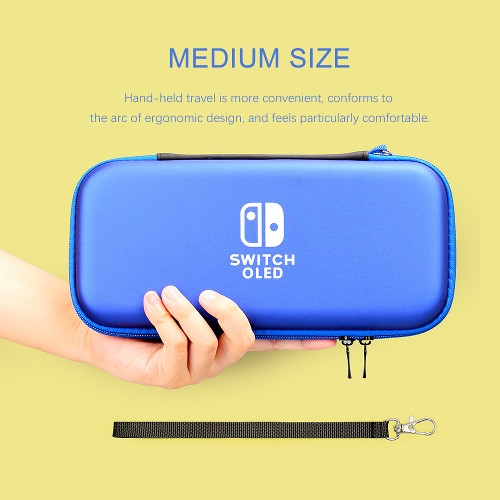 Switch Carrying Case Portable Travel Bag with Game Storage Compatible with Nintendo Switch OLED Model