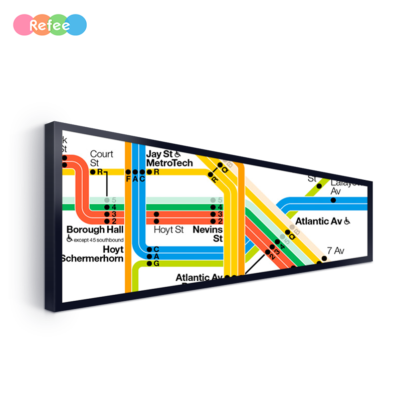 Ultra Wide 19 21 23 24 28 29 35 36 37 Inch Advertising Monitor Shelf Stretched Bar Lcd Screen Display