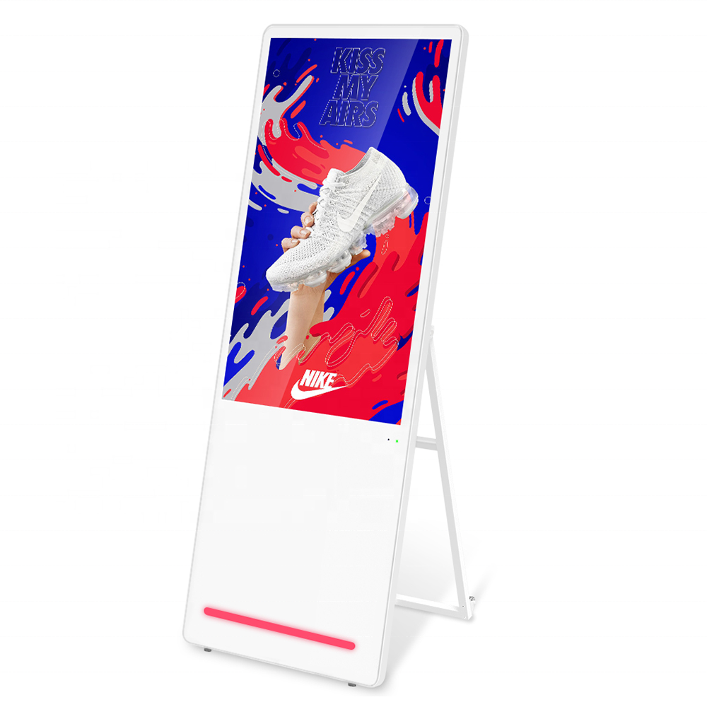 Portable Network advertising screen 40 inch indoor android monitor lcd store digital poster kiosk display signage