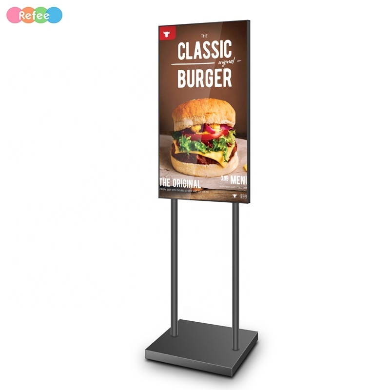 Refee portable smart indoor kiosk android network Advertising Player lcd signage digital a board