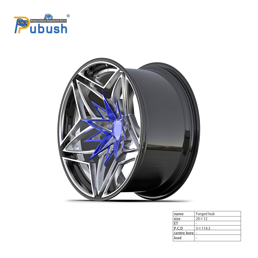 Custom Star Shape Design 20 Inch 5 Holes 114.3 PCD Alloy Forged Wheels Rims