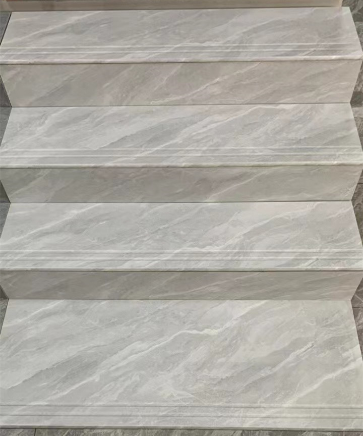 exterior tread and riser tiles 470*1200mm matte non slip stair porcelain tiles for step