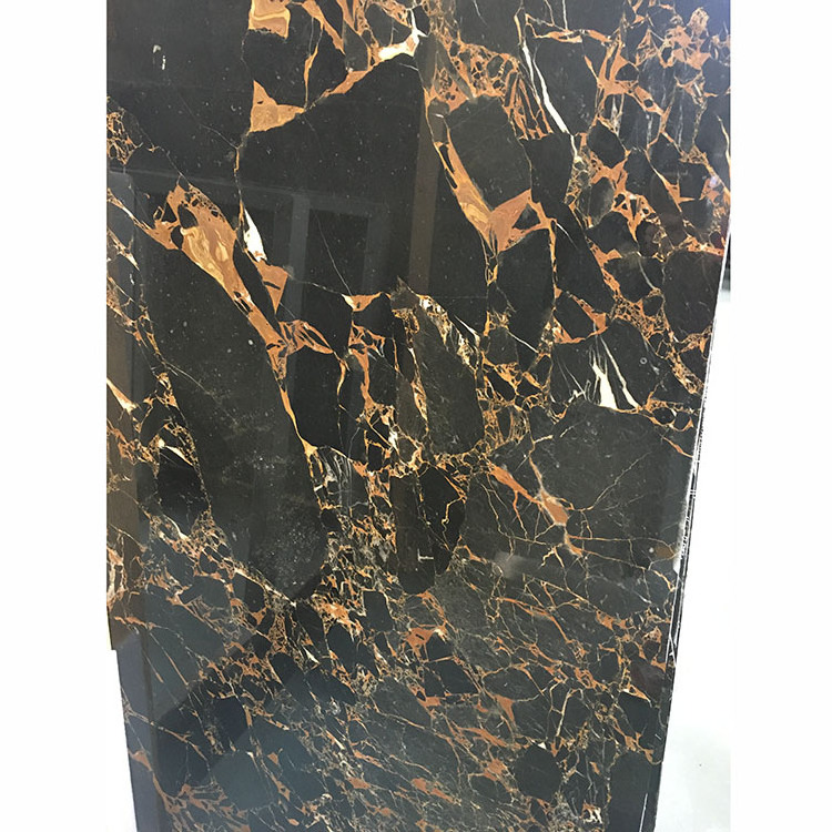 Black potoro Marbre Marble Floor Pakistan Tile Black Gold