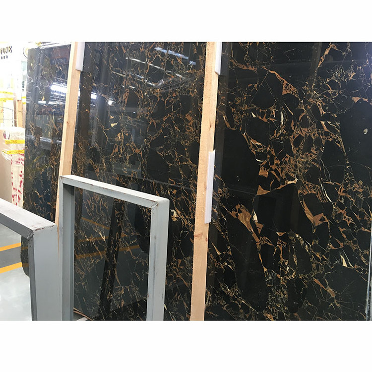 Black potoro Marbre Marble Floor Pakistan Tile Black Gold