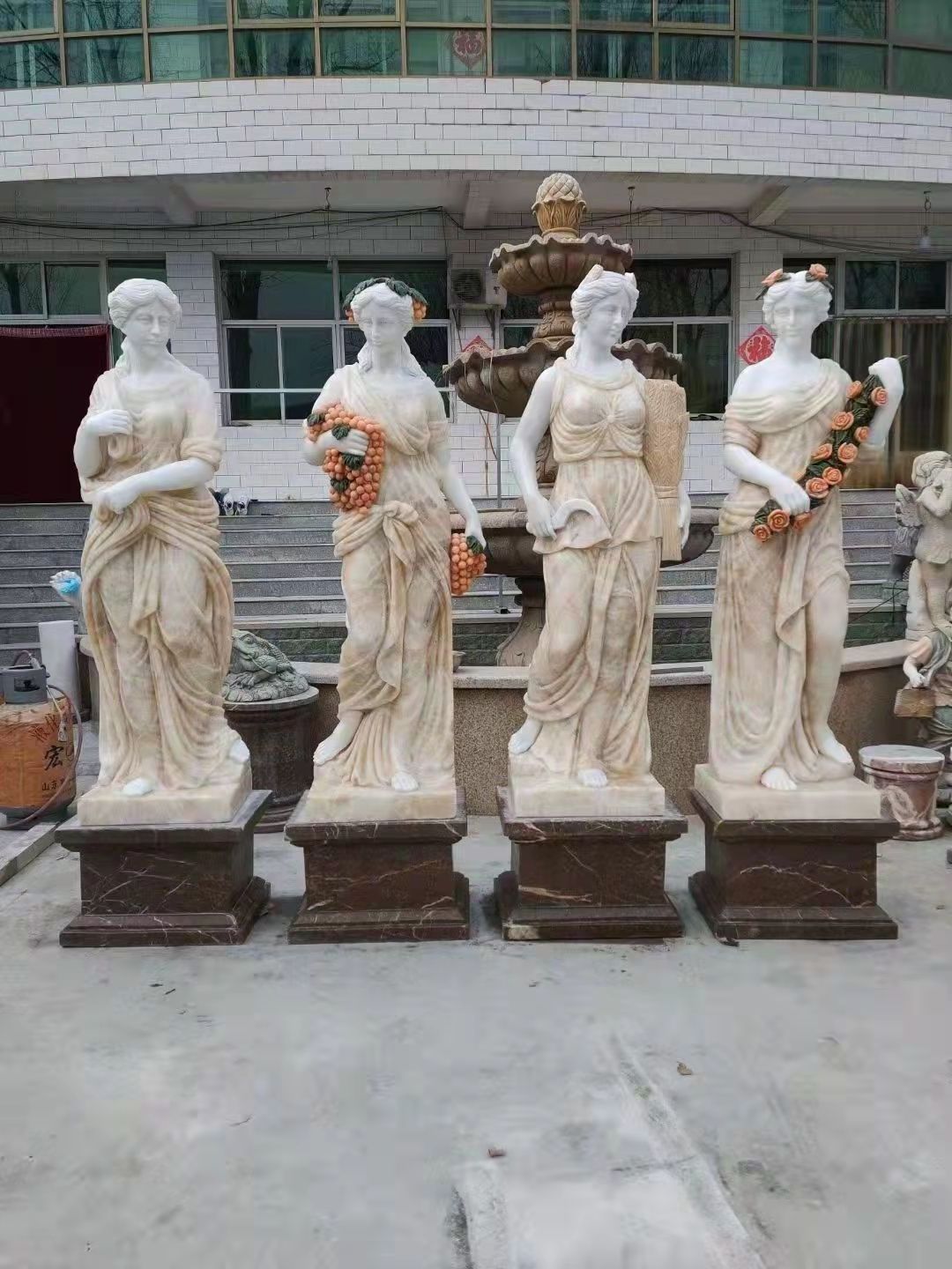 Wholesale Customized design good price marble statue lady statue for hot sale