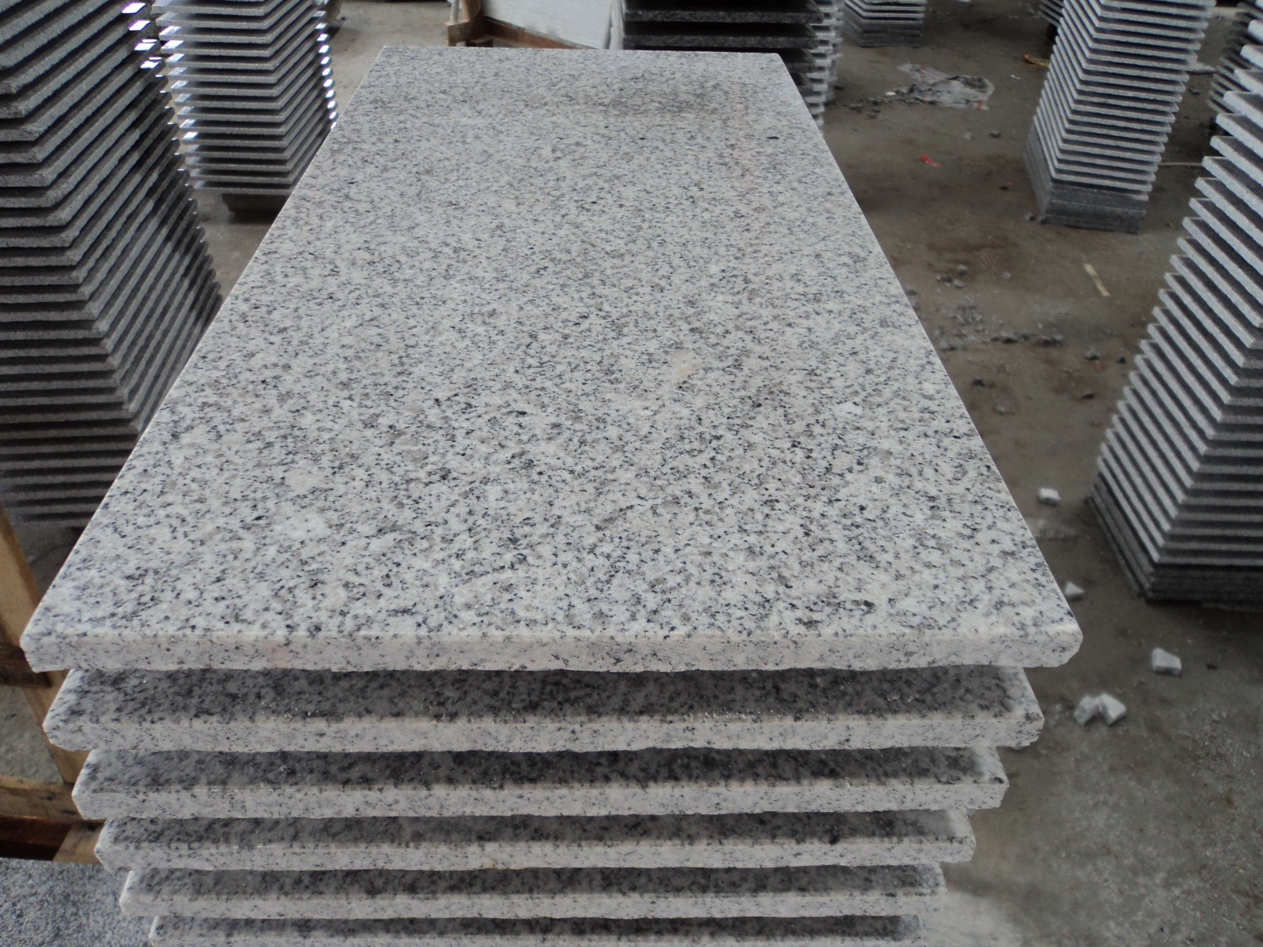 Cheap Chinese Building Stone Sesame White Granite G603 Cube Stone