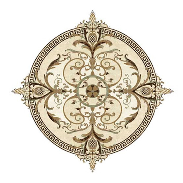 Waterjet Marble Mosaic Tiles Waterjet Medallion Round Medallions