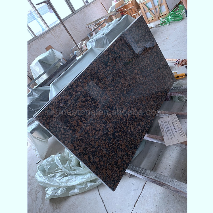 Dark Chocolate Baltic Brown Kitchen Countertop Granite