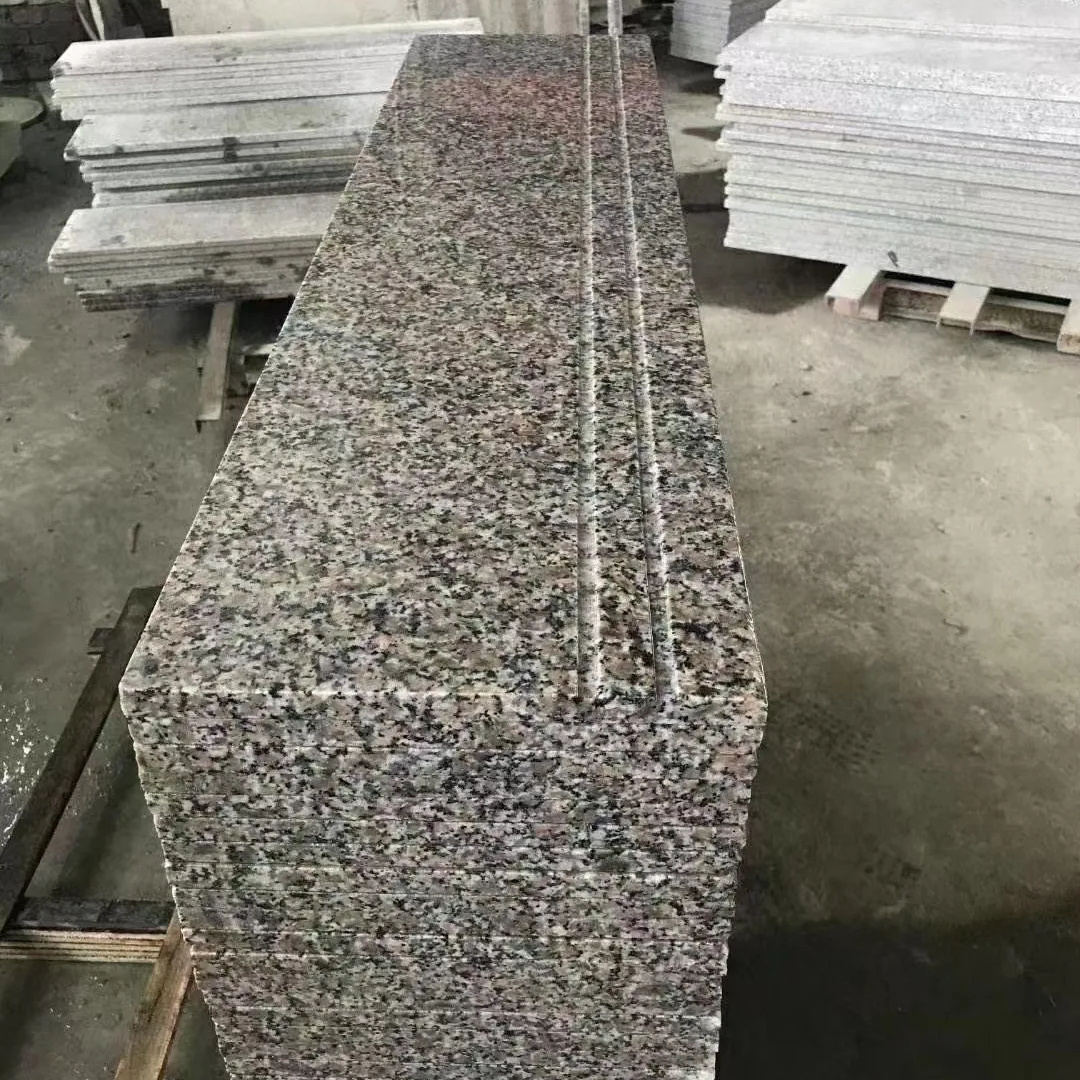 Cheap Chinese Wulian flower natural granites stairs granite steps