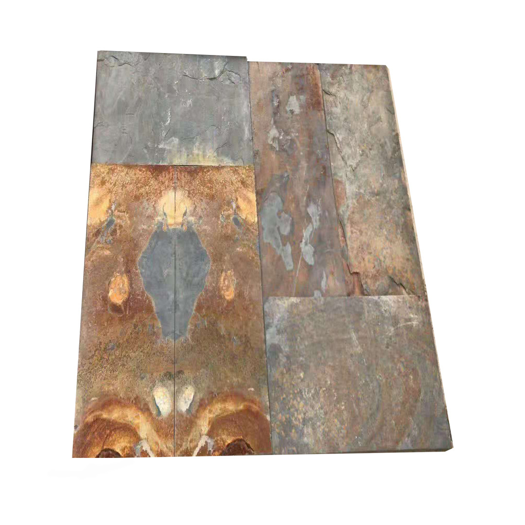 Cheap Rusty slate tile landscaping slate rock natural stone pavers