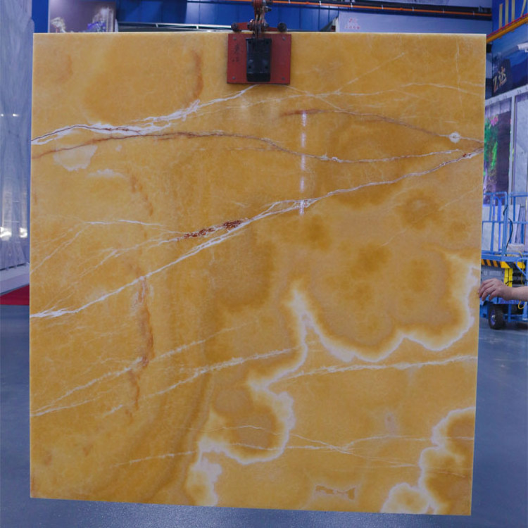 Translucent Honey Yellow Onyx  Backlit Honey Onyx Slabs wall panel Suppliers