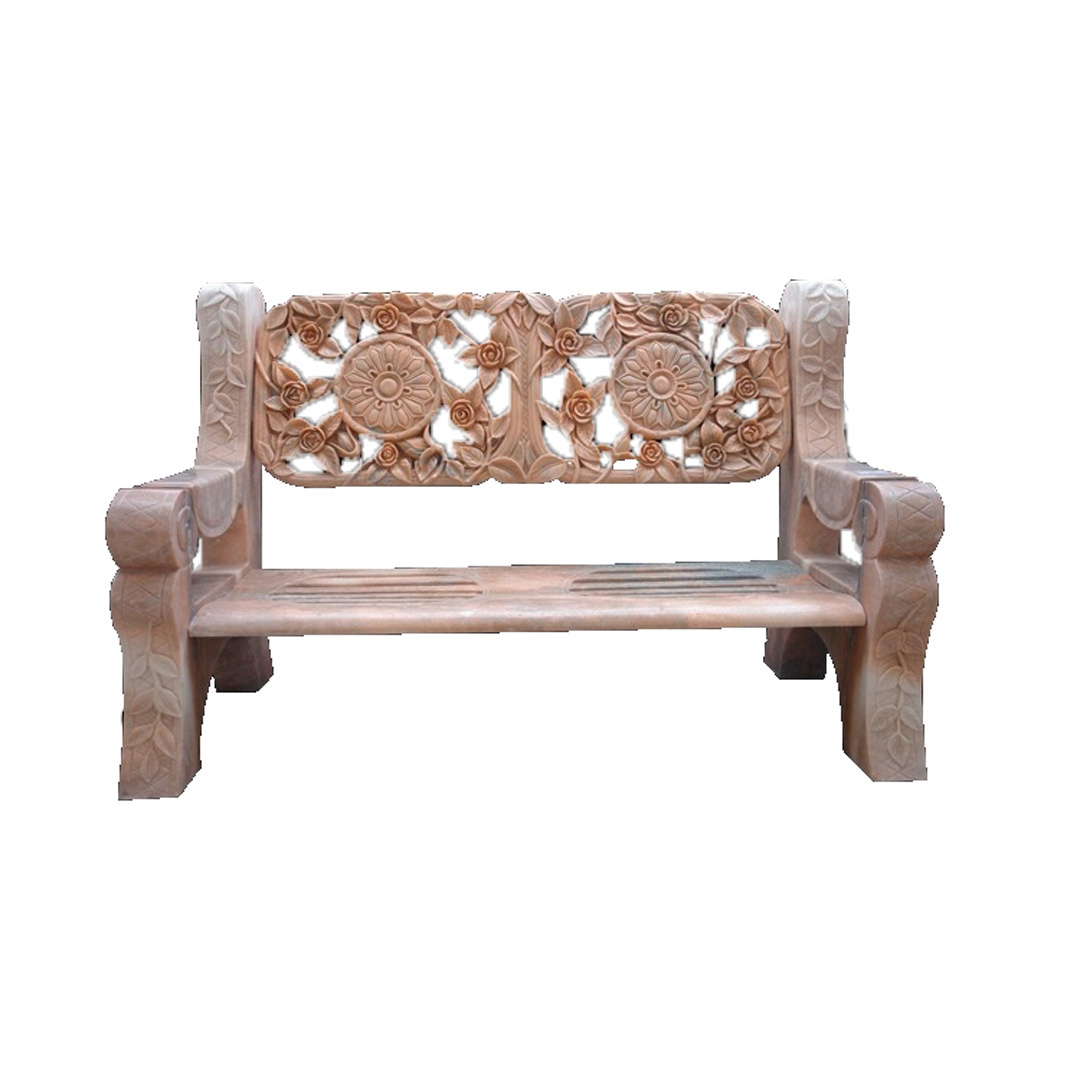 Polish Marble Garden Stone Bench