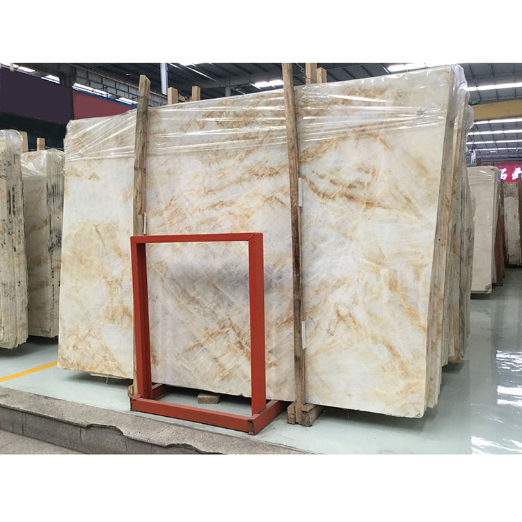 Ottoman Lotus Beige Marble Slab Stone Carrera Marble for Countertops and Flooring