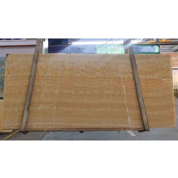 Translucent Honey Yellow Onyx  Backlit Honey Onyx Slabs wall panel Suppliers