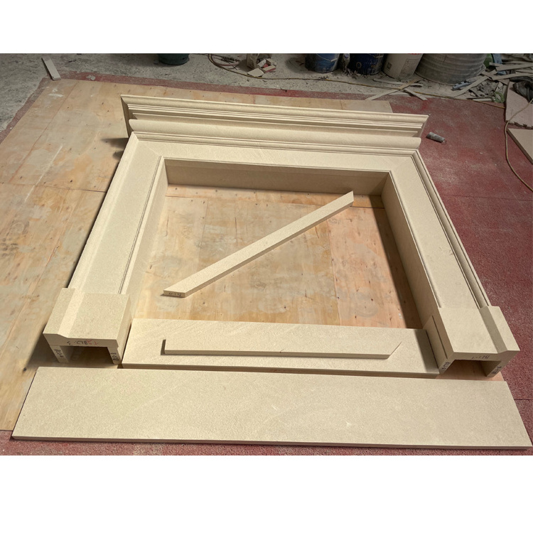 Antique Beige Travertine Fireplace Surround Mantels Manufacturers