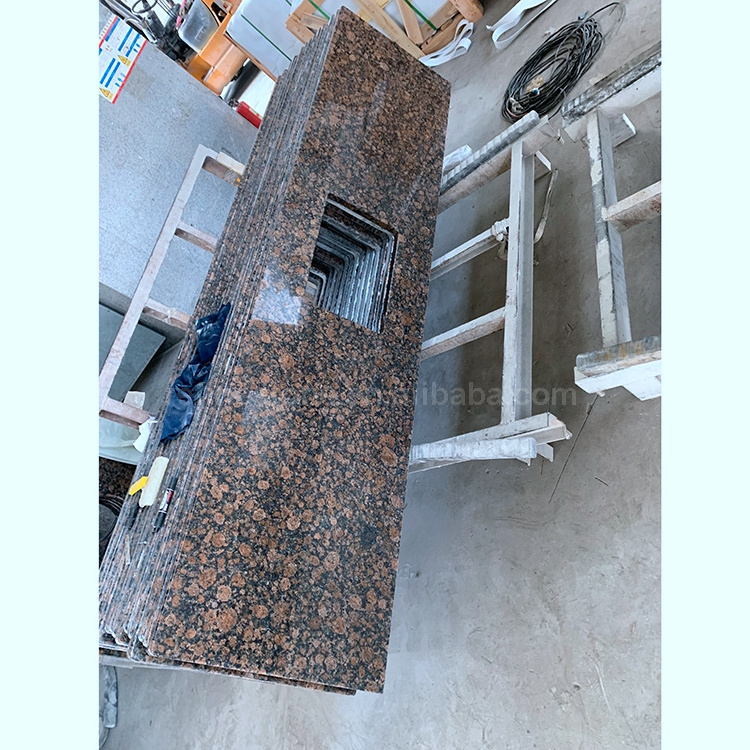 Dark Chocolate Baltic Brown Kitchen Countertop Granite