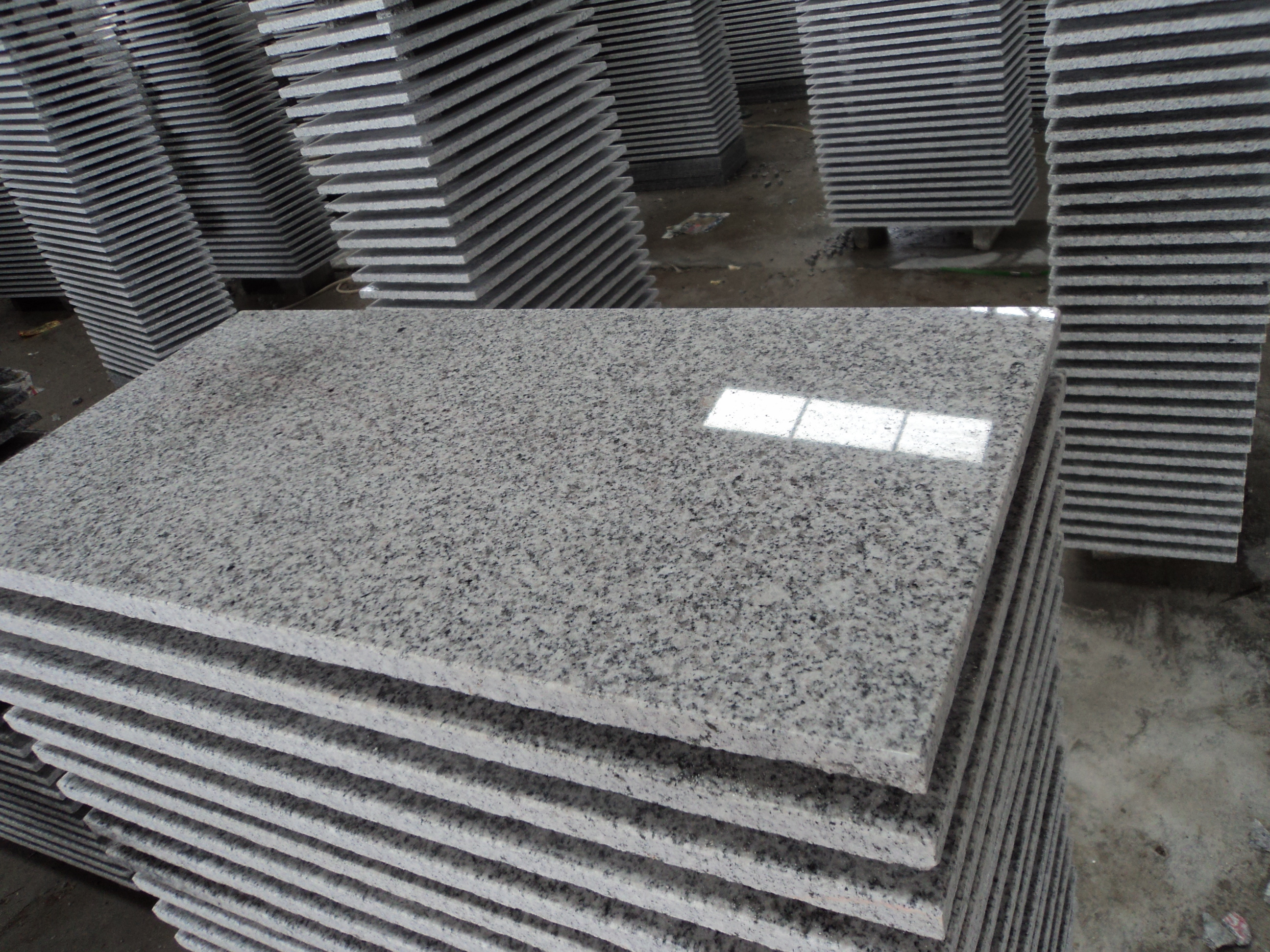 Cheap Chinese Building Stone Sesame White Granite G603 Cube Stone