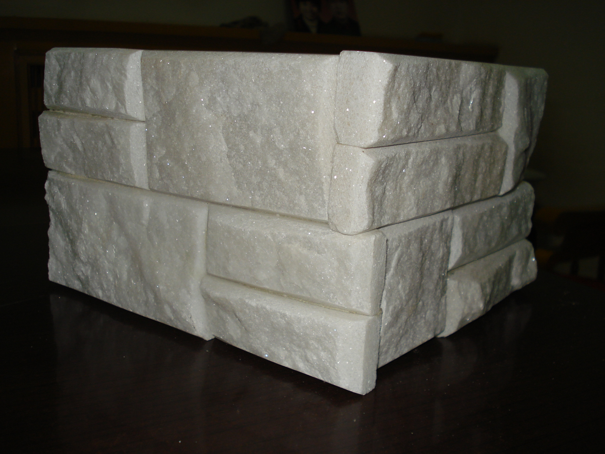 White Quartzite Slate Decorative Exterior Interior Culture Natural Stone Veneer Ledger Panel Wall Cladding