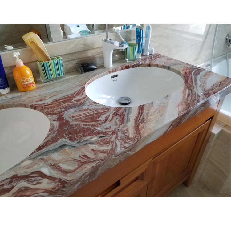 Best quality Italy Rosso Rojo Monica Red Marble Wall Floor Tiles For Hall decoration