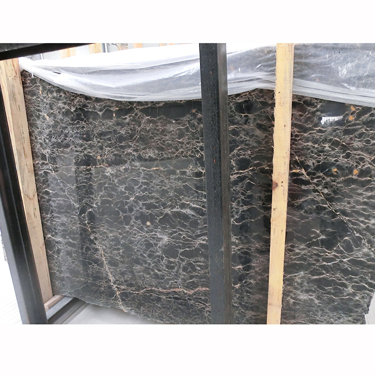 Silver white dragon Black Marble With White Veins Price Indoor Wall & floor tile