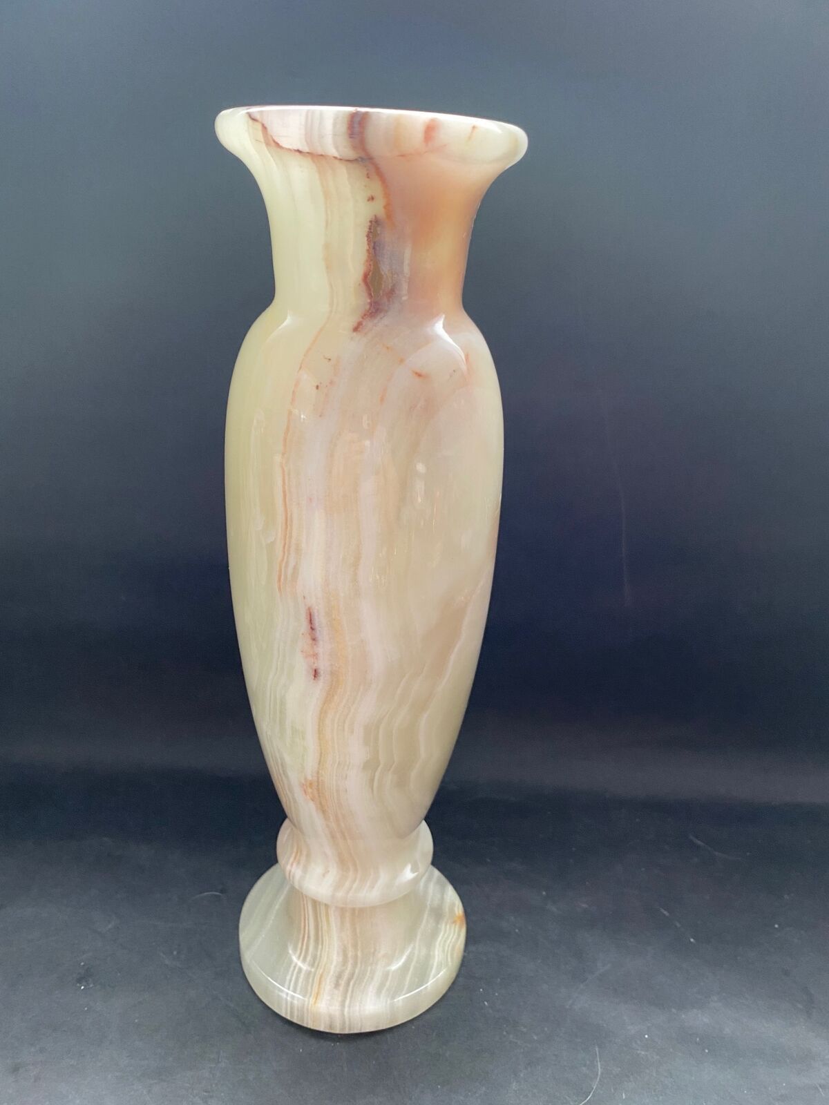 Pakistan Natural Onyx Marble 12 inch Vase