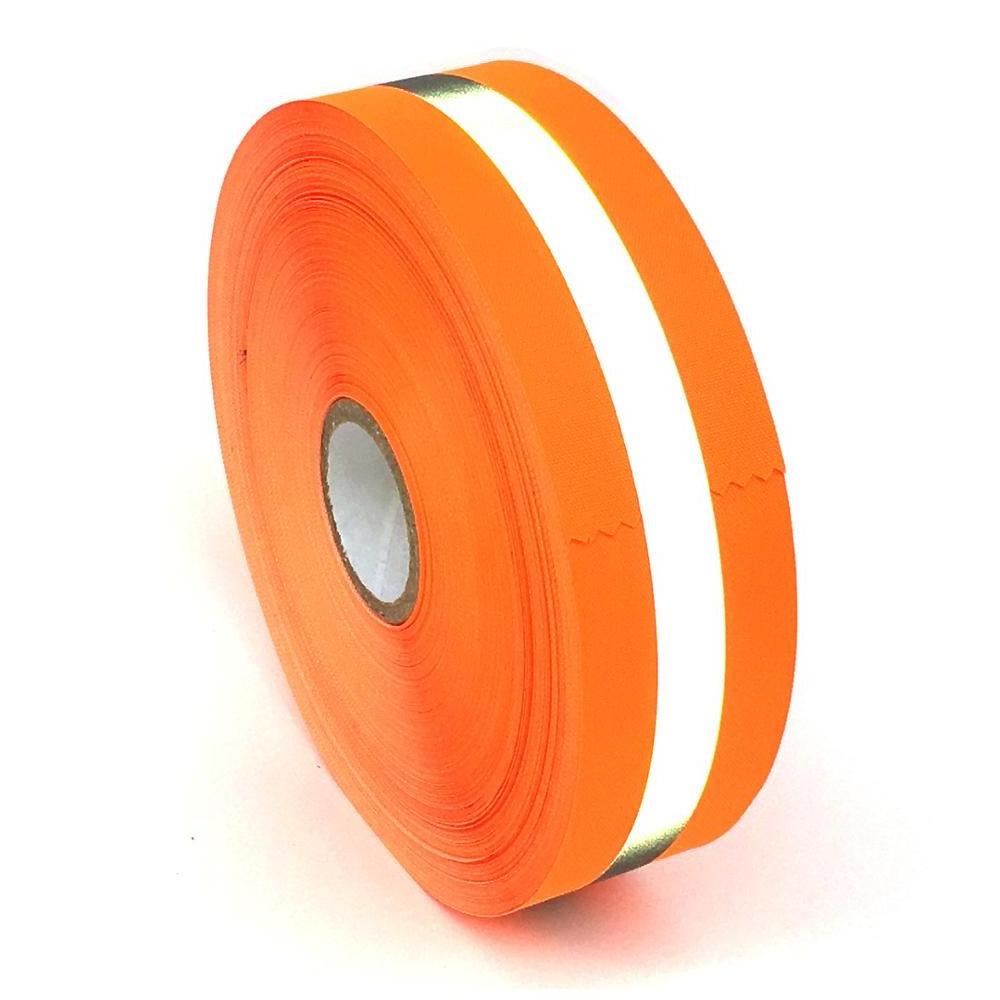 HCSP Polyester Knitted Elastic Band Reflective Webbing FR Tape for Safety Garments Made of Glass Material