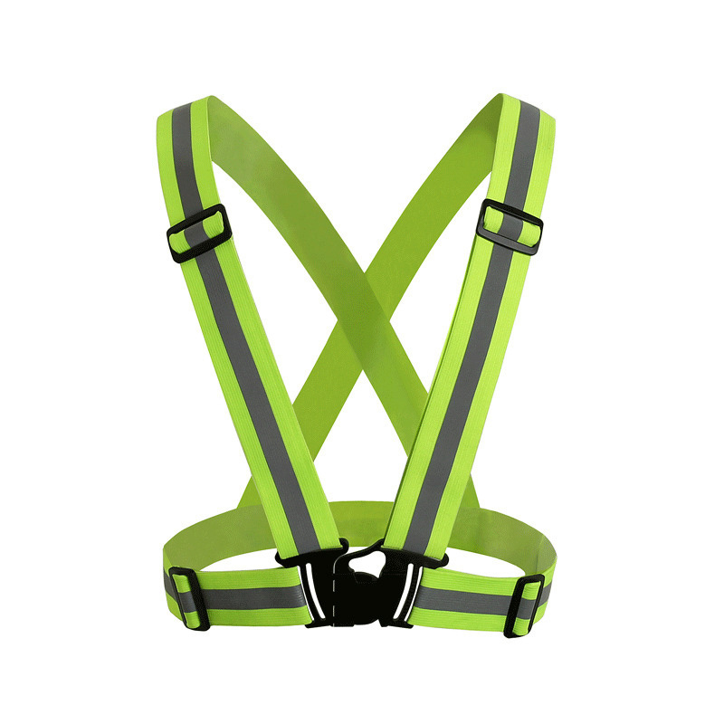 HCSP Lightweight Reflector Adjustable Straps Hi Vis Vest Running Belt