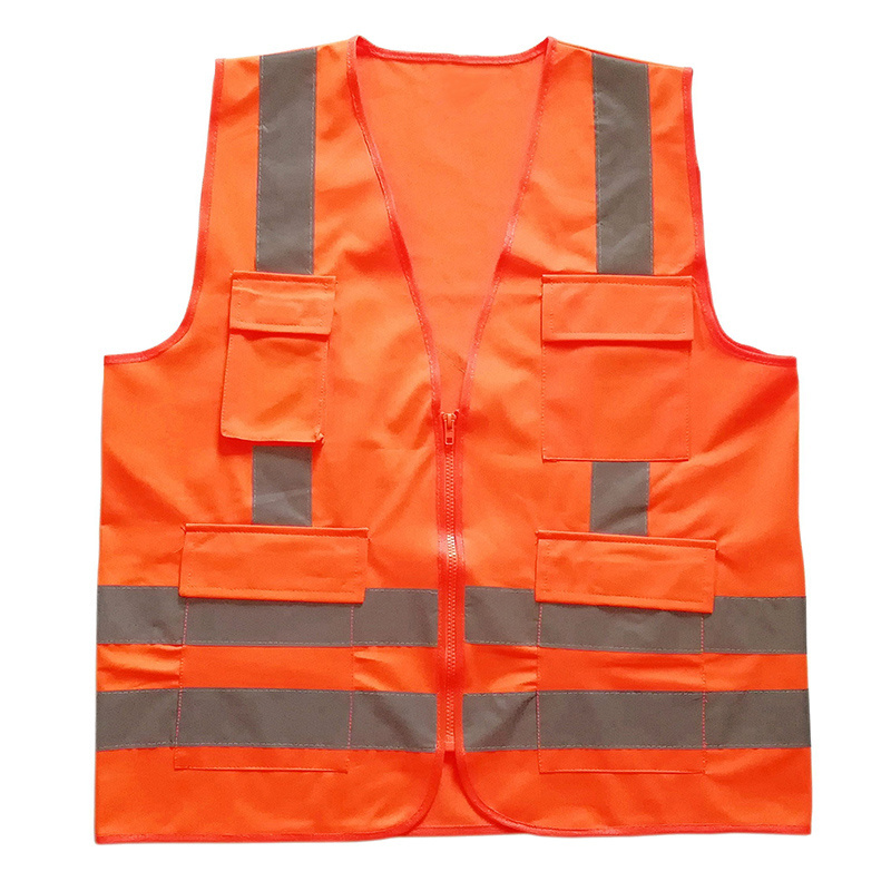 HCSP Construction High Visibility Reflective Safety Vest CE Certificated Work Wear Hi Vis 3M Reflective Vest