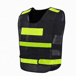 HCSP Security Jacket Construction High Visibility Multi Pockets Colorful Reflective Safety mens work vest