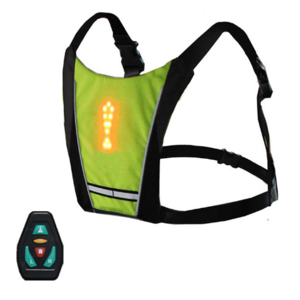 HCSP Reflective Led Signal Light Backpack Remote Control Turn Signal Usb Rechargeable Outdoor Sport Safety Bag For Bi